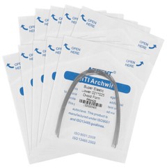 AZDENT Dental Ortho Super Elastic Rectangular Arch Wire Niti Ovoid upper/Lower