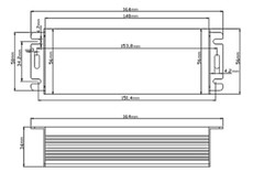 ETHERWAN – EPOW-24-60 Hardened Power Supply 60W 24VDC, 100-277 VAC Input US Plug