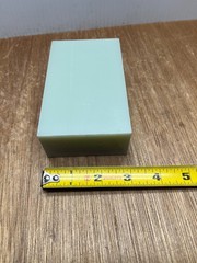 1-1/2″ X 3″ X 5″ Garolite G10/FR4 Rectangular Bar Stock Green Fiberglass Epoxy