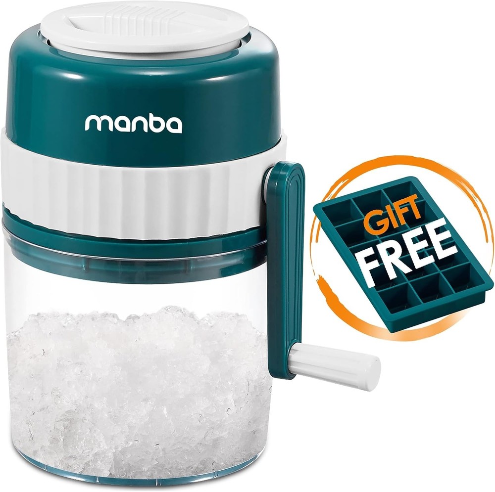Ice Shaver and Snow Cone Machine – Premium Portable Ice Crusher and Shaved Ice M
