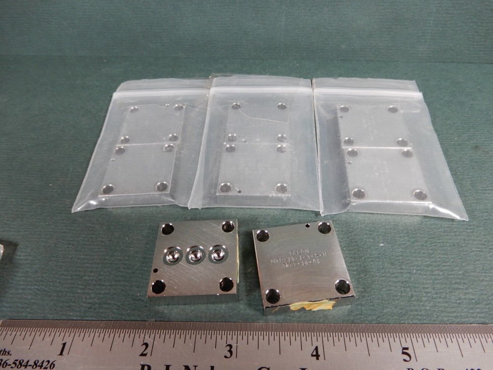 Talon C-Seal Manifold Blocks Stainless Steel MTP-18-1-3-S-H Qty 8 NOS