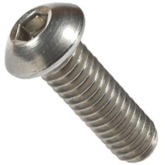 1/4-20 Button Head Socket Cap Screws Allen Bolts Hex Drive Stainless Steel 18-8