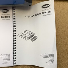 Hach SC4500AC Water Quality Controller Transmitter w/ 4-20 mA Module