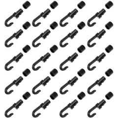 PARACORD PLANET Shock Cord Open End Hooks -Heavy Duty Bungee/Shock Cord End Hook