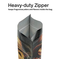 28g Mixed Pack Mylar Bags Smell Proof Airtight Food Zip Seal Foil Pouch 100pcs