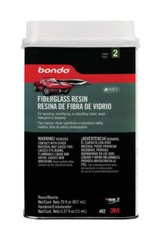 Bondo 402 Waterproof Fiberglass Resin 1 QT