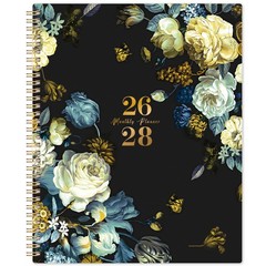 Monthly Planner 2026-2028 – 2 Year 9×11 inches, pink sunset