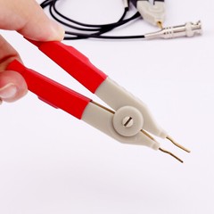 1 Set Kelvin Clip Tester Probe Lead Clip Cable With 4 BNC For LCR Meter Terminal