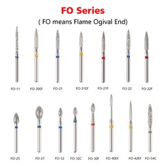 5Pcs/pack Dental Diamond Burs FG Needle Taper Fine Grit High Speed ns