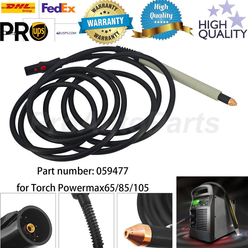 For 059477 Duramax 180?? Machine Plasma Torch 25ft 7.6m Powermax 65 85 105