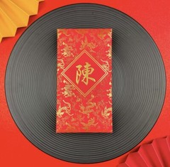 30pcs Customized Surname Red Envelope Creative Hongbao Red Packet Gift Envelopes
