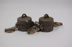 Lot of 2 Ever-Tite 1-1/4″ Cam Lock DC 316 Steel Dust end Cap Camlock
