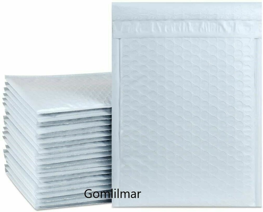 ANY WHITE BUBBLE MAILERS SHIPPING MAILING PADDED ENVELOPES SELF SEAL