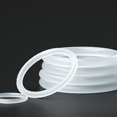 Food Grade O-ring. Thickness 2.2mm, ID 1.6- 25.6mm Clear Silicone Rubber O Rings