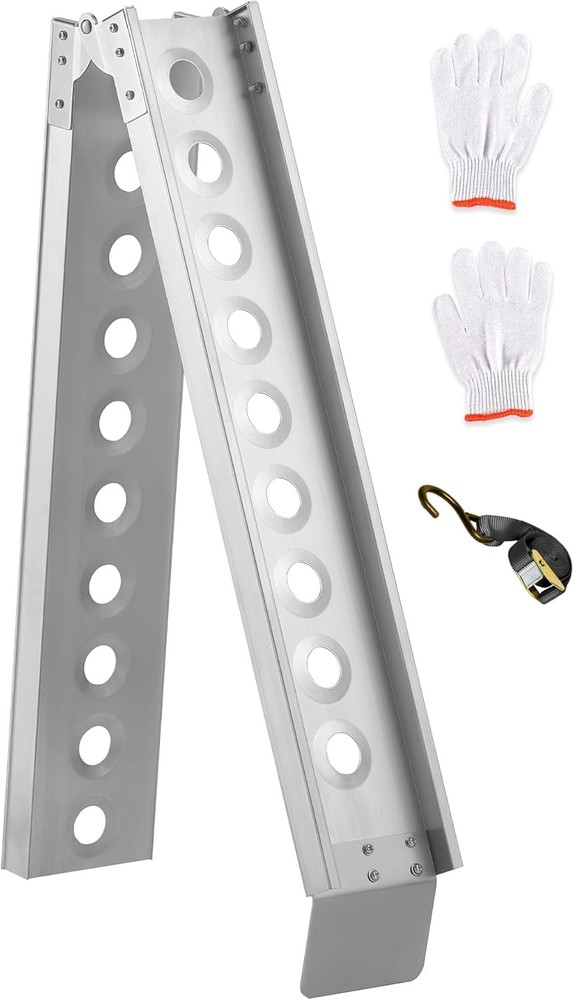 6FT Foldable Aluminum Motorcycle Loading Ramp 440LBS