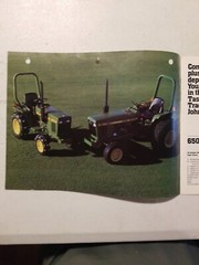 JOHN DEERE COMPACT UTILITY DIESEL 1981 Buyers Guide Brochure