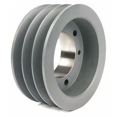 1/2 In To 2-15/16 In Quick Detachable Bushed Bore 3 Groove V-Belt Pulley 7.9 In