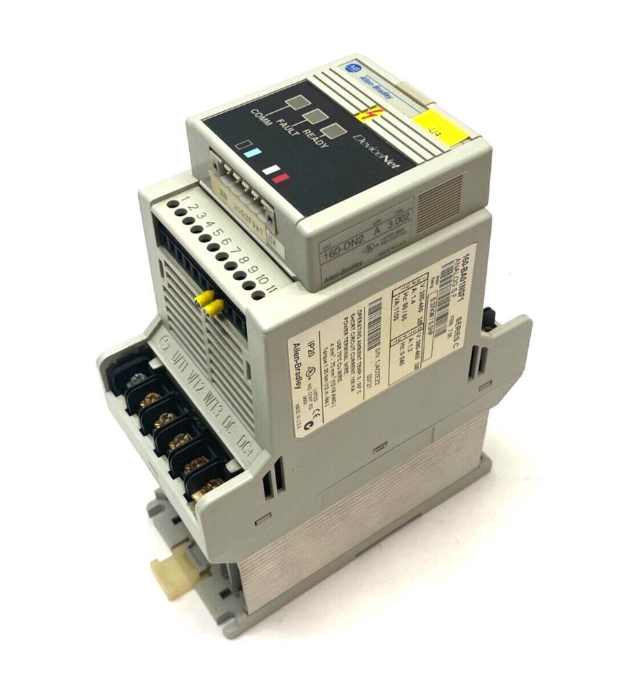 Allen Bradley 160-BA01NSF1 Ser. C DeviceNet Preset Speed Controller 0.5HP 0.37KW