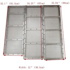 110V Stainless Steel Linear Vibrating Screen Electric Three-layers Linear Sieve