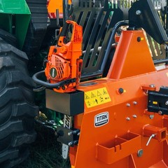 Titan Attachments 3 Point 4 Ton Skidding Winch for Cat 1 Tractors Rated 30-50 HP