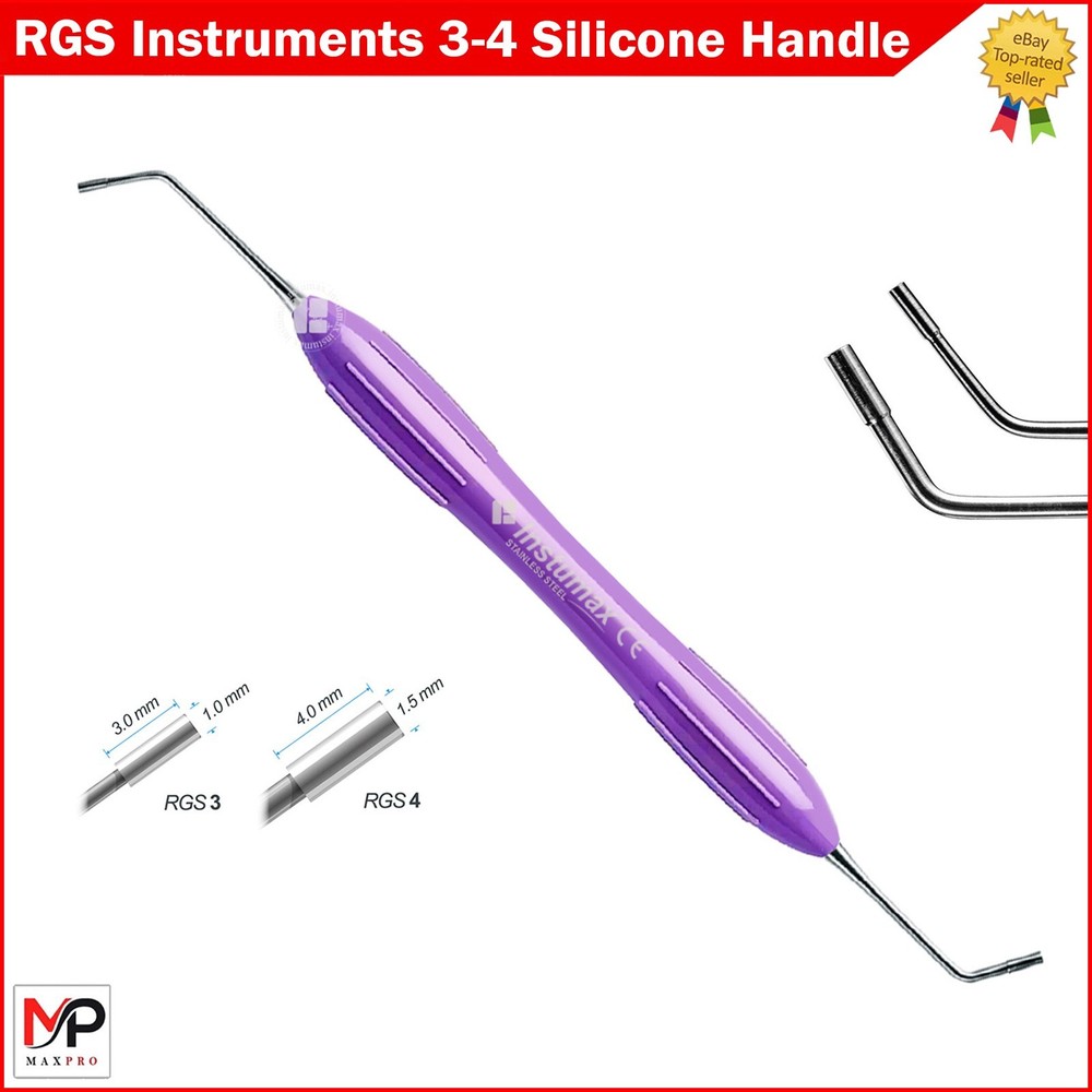 RGS 3-4 Dental Crown Preparation Instrument Silicone Handle Ceramic Restoration