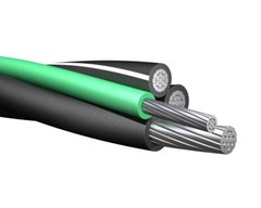 2/0-2/0-2/0-1 Aluminum Mobile Home Feeder Direct Burial Cable (150 Amp) 600V