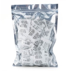 100 Pack 3 Grams Silica Gel Desiccant Pack Moisture Absorber Reusable Food Safe