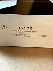 ACT SYSTEMS, PTS3.2, FLOATING POINT TO PNEUMATIC OUTPUT CLOSED LOOP
