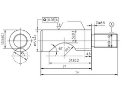 5C Collet Chuck With Integral D1-4 Cam Lock Mounting Workholding 5” Diameter