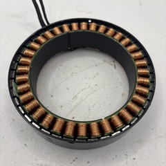 Frameless Brushless DC Motor 4-1/8” OD 3-1/8” ID 1” Tall 36 Copper Coils