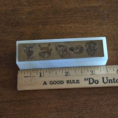 Vtg Quartz & Copper Brass Plate King Features Syndicate Cartoon Characters 1960s