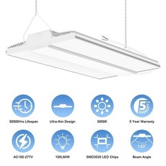 400 Watt LED Linear High Bay Light Industrial Commercial Hanging Fixture 60000LM