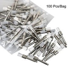 100 Pcs Dental Prophy Polishing Brush Nylon Bristle Flat/Tapered Prophylaxis RA