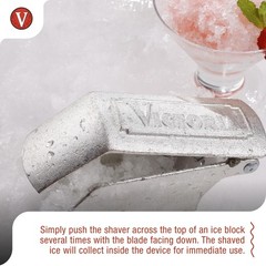 Cast Iron Ice Shaver, Margarita, Mexican, and Italian Ice Maker, Made in Colo…