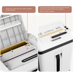 QUIETLEMON 150-Sheet Auto Feed Paper Shredder Micro Cut P-5 For Office Home US