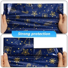 100Pcs 10×13 Inch Christmas Poly Mailer Packaging Bags for Winter Small Business