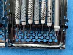 Hu-Friedy 14 Dental Hygiene Instruments & Cassette Good Condition School Use