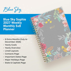 2027 Weekly and Monthly Planner Calendar, January 2027 – December 2027, 5″ X 8″,