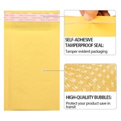 25/50/100/200/500 Kraft Bubble Mailers Padded Envelope Shipping Bags All Size US