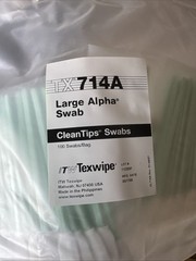Large Alpha® TX714A Inner Bags:100 swabs/bag (2 inner bags of 50 swabs)