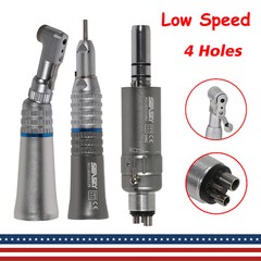 NSK Style Dental Slow Low Speed Handpiece Contra Angle Straight Motor 2/4Hole YP