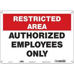 Condor 472X41 Safety Sign, 10 In Height, 14 In Width, Aluminum, Horizontal