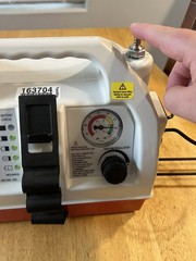 Allied Healthcare Gomco OptiVac G180 Portable Aspirator NEW BATTERY