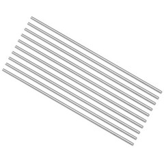 Round Metal Rods 1.8mm x 100mm High Speed Steel (HSS) Lathe Bar Stock 10 Pcs
