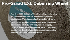 EXL Deburring Wheel – 6″ x 1″ x 1″ 9S Fine Grit – Silicon Carbide – Metal Deb…