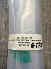 ETFE Film Sheet Roll 5 Mil 12″ x 10 Ft General Purpose Grade Non Adhesive