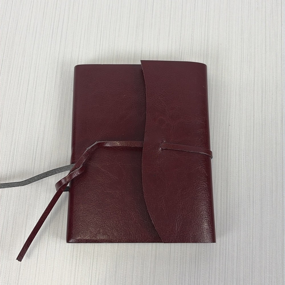 Vintage 2003 Cavallini & Co. Brown Leather Journal 5×7″