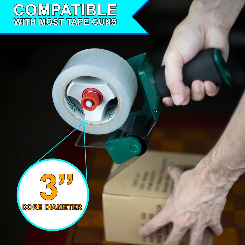 Shipping Depot 2 Mil Industrial Clear Packing Shipping Tape 2″ or 3″ x 110 Yd