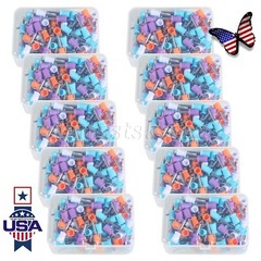 100-1000*Dental Rubber Prophy Tooth Teeth Polish Polishing Cups Latch Type Brush