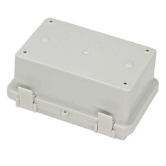 Gray Waterproof Electrical Junction Box Ip65 Industrial Enclosure 5.9X3.9 Inches
